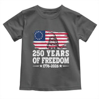 250 Years Of Freedom Toddler T Shirt Gadsden Flag American Patriot US