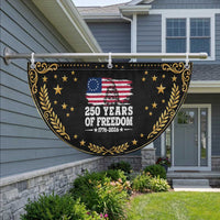 250 Years Of Freedom Patriotic Fan Flag Gadsden Flag American Patriot US