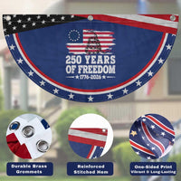 250 Years Of Freedom Patriotic Fan Flag Gadsden Flag American Patriot US