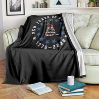 250 Years Of Freedom Throw Blanket Gadsden Betty Ross Flag Ring of Stars American Patriot US