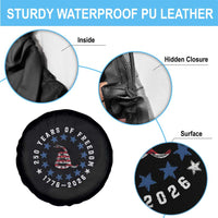 250 Years Of Freedom Spare Tire Cover Gadsden Betty Ross Flag Ring of Stars American Patriot US