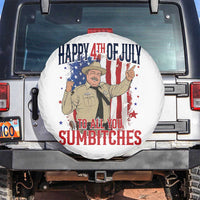 Happy 4th Of July To All You Sumbitches Spare Tire Cover Funny USA 250th Anniversary Independence Day