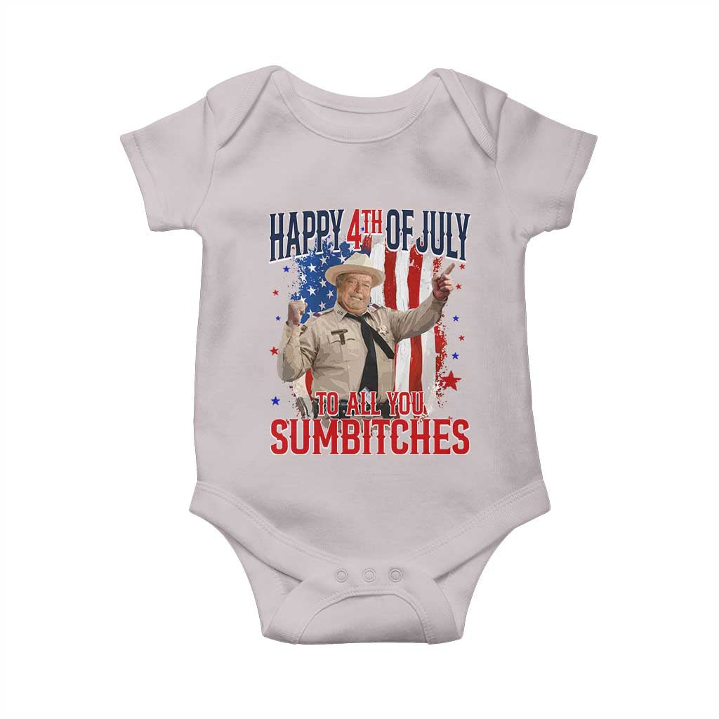 Happy 4th Of July To All You Sumbitches Baby Onesie Funny USA 250th Anniversary Independence Day