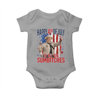 Happy 4th Of July To All You Sumbitches Baby Onesie Funny USA 250th Anniversary Independence Day