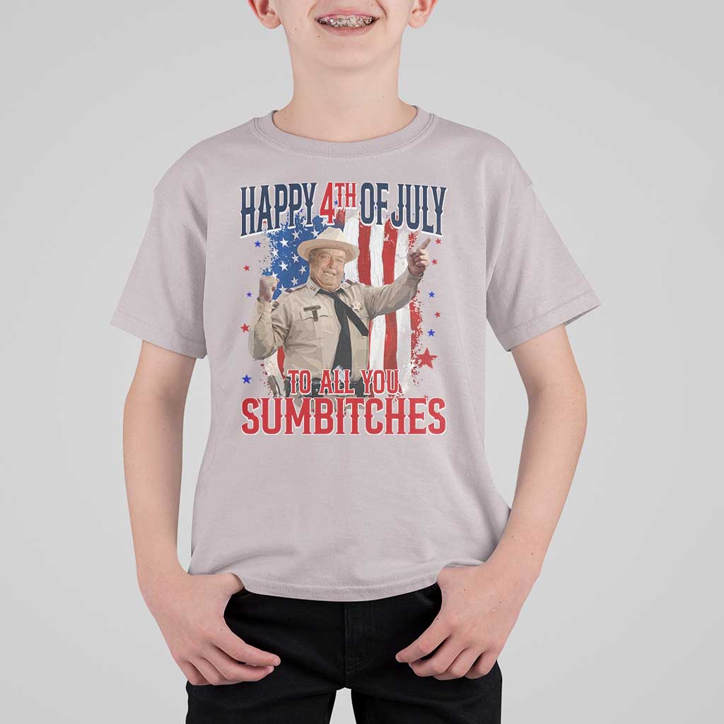 Happy 4th Of July To All You Sumbitches T Shirt For Kid Funny USA 250th Anniversary Independence Day