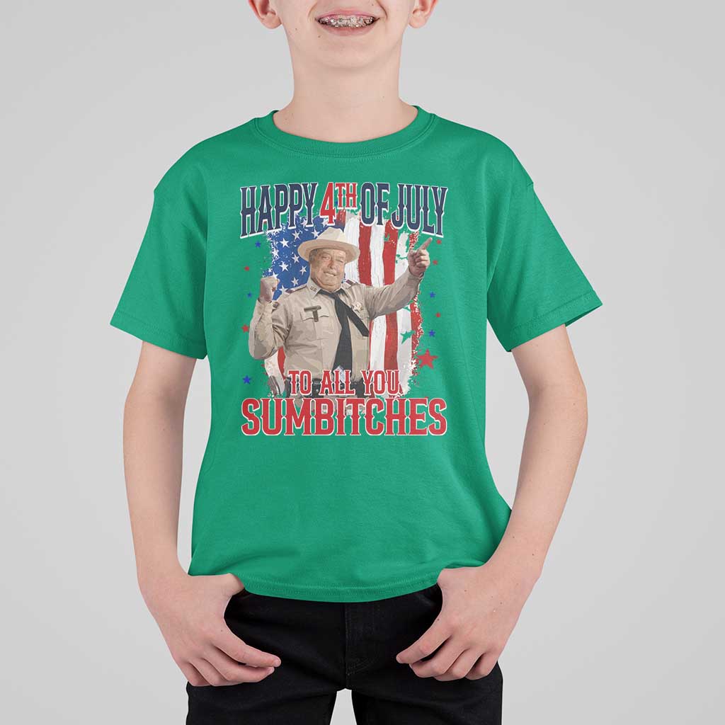 Happy 4th Of July To All You Sumbitches T Shirt For Kid Funny USA 250th Anniversary Independence Day