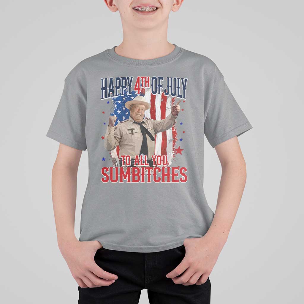 Happy 4th Of July To All You Sumbitches T Shirt For Kid Funny USA 250th Anniversary Independence Day