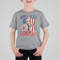 Happy 4th Of July To All You Sumbitches T Shirt For Kid Funny USA 250th Anniversary Independence Day
