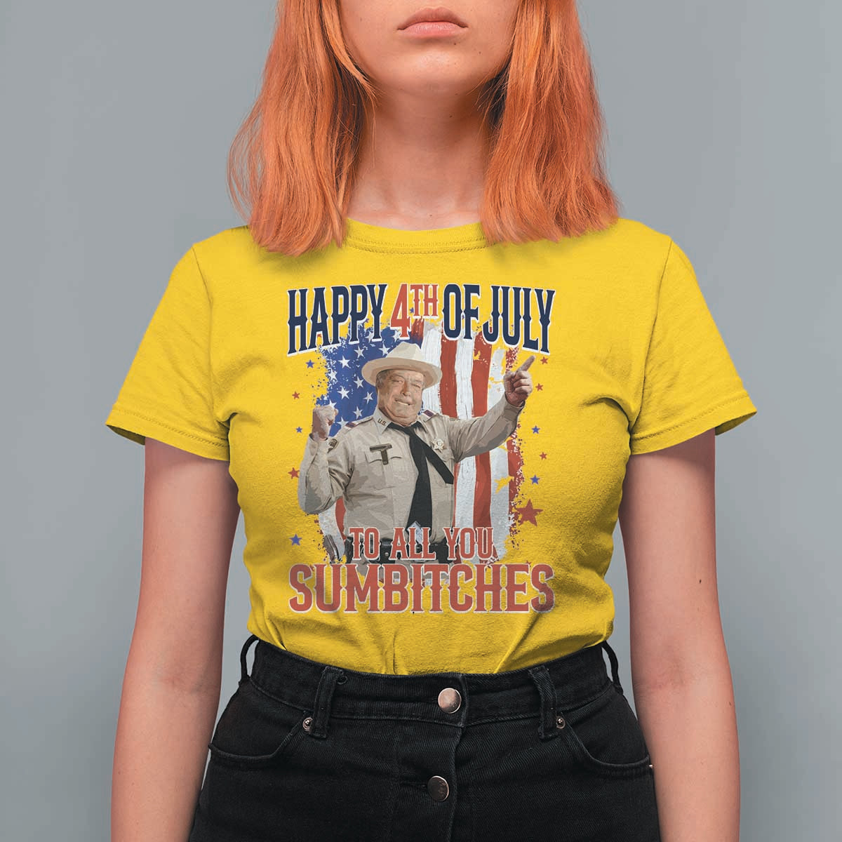 Happy 4th Of July To All You Sumbitches T Shirt For Women Funny USA 250th Anniversary Independence Day