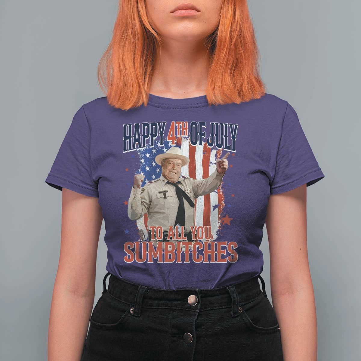Happy 4th Of July To All You Sumbitches T Shirt For Women Funny USA 250th Anniversary Independence Day
