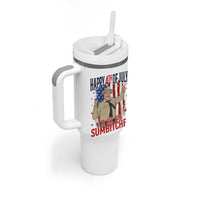 Happy 4th Of July To All You Sumbitches Tumbler With Handle Funny USA 250th Anniversary Independence Day