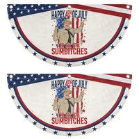 Happy 4th Of July To All You Sumbitches Patriotic Fan Flag Funny USA 250th Anniversary Independence Day