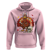Funny Thanksgiving Nurse Turkey Hoodie Fall RN - Wonder Print Shop