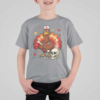 Funny Thanksgiving Nurse Turkey T Shirt For Kid Fall RN - Wonder Print Shop