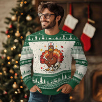 Funny Thanksgiving Nurse Turkey Ugly Christmas Sweater Fall RN - Wonder Print Shop