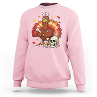 Funny Thanksgiving Nurse Turkey Sweatshirt Fall RN - Wonder Print Shop