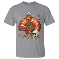 Funny Thanksgiving Nurse Turkey T Shirt Fall RN - Wonder Print Shop