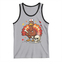 Funny Thanksgiving Nurse Turkey Tank Top Fall RN - Wonder Print Shop