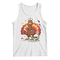 Funny Thanksgiving Nurse Turkey Tank Top Fall RN - Wonder Print Shop