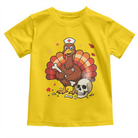 Funny Thanksgiving Nurse Turkey Toddler T Shirt Fall RN - Wonder Print Shop