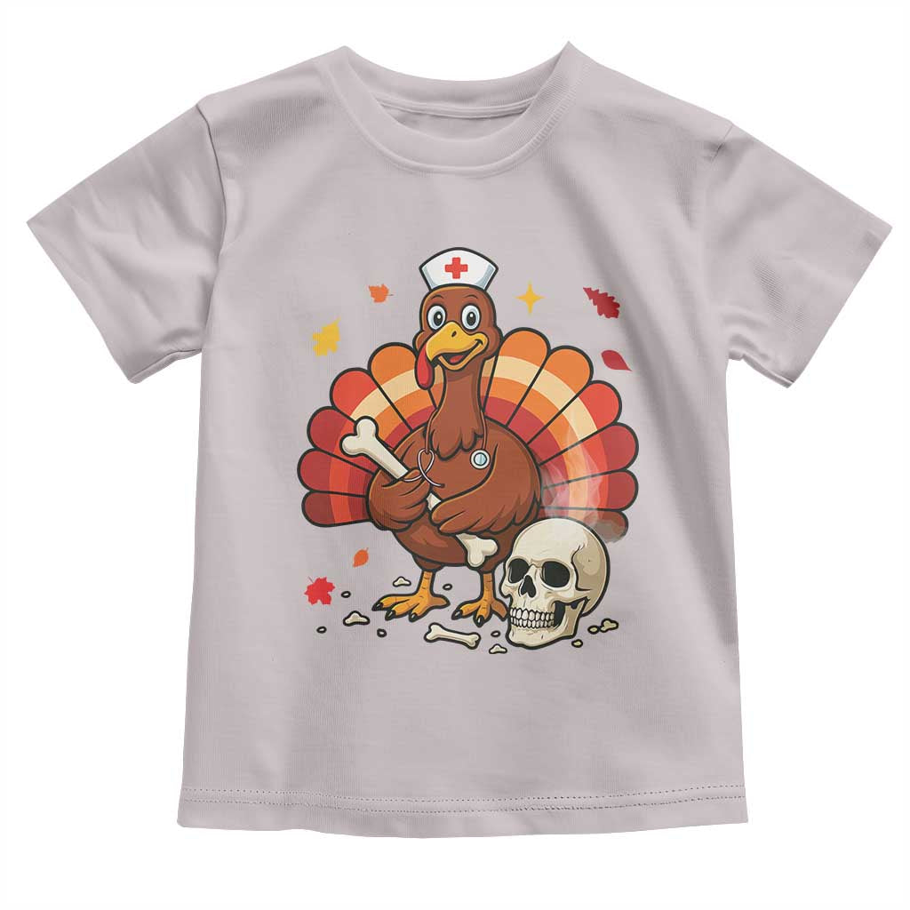 Funny Thanksgiving Nurse Turkey Toddler T Shirt Fall RN - Wonder Print Shop