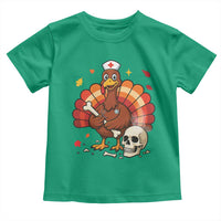 Funny Thanksgiving Nurse Turkey Toddler T Shirt Fall RN - Wonder Print Shop