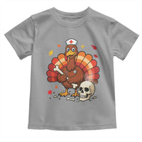 Funny Thanksgiving Nurse Turkey Toddler T Shirt Fall RN - Wonder Print Shop