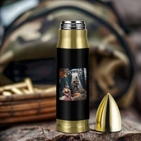 Thanksgiving Funny Bigfoot Turkey Selfie Bullet Tumbler - Wonder Print Shop