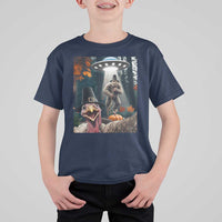 Thanksgiving Funny Bigfoot Turkey Selfie T Shirt For Kid - Wonder Print Shop