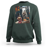 Thanksgiving Funny Bigfoot Turkey Selfie Sweatshirt - Wonder Print Shop