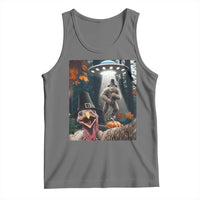 Thanksgiving Funny Bigfoot Turkey Selfie Tank Top - Wonder Print Shop