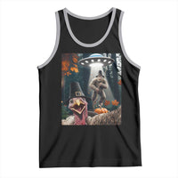 Thanksgiving Funny Bigfoot Turkey Selfie Tank Top - Wonder Print Shop