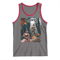 Thanksgiving Funny Bigfoot Turkey Selfie Tank Top - Wonder Print Shop