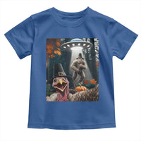 Thanksgiving Funny Bigfoot Turkey Selfie Toddler T Shirt - Wonder Print Shop
