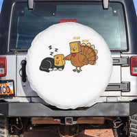 Funny Thanksgiving Spare Tire Cover Turkey Fake Cat Meow - Wonder Print Shop
