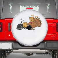 Funny Thanksgiving Spare Tire Cover Turkey Fake Cat Meow - Wonder Print Shop