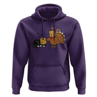 Funny Thanksgiving Hoodie Turkey Fake Cat Meow - Wonder Print Shop