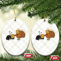 Funny Thanksgiving Ceramic Ornament Turkey Fake Cat Meow - Wonder Print Shop