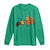 Funny Thanksgiving Long Sleeve Shirt Turkey Fake Cat Meow - Wonder Print Shop