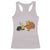 Funny Thanksgiving Racerback Tank Top Turkey Fake Cat Meow - Wonder Print Shop