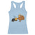 Funny Thanksgiving Racerback Tank Top Turkey Fake Cat Meow - Wonder Print Shop