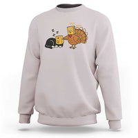 Funny Thanksgiving Sweatshirt Turkey Fake Cat Meow - Wonder Print Shop
