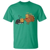 Funny Thanksgiving T Shirt Turkey Fake Cat Meow - Wonder Print Shop