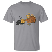 Funny Thanksgiving T Shirt Turkey Fake Cat Meow - Wonder Print Shop