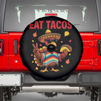 Funny Turkey Thanksgiving Spare Tire Cover Eat Tacos - Wonder Print Shop