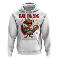 Funny Turkey Thanksgiving Hoodie Eat Tacos - Wonder Print Shop