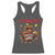 Funny Turkey Thanksgiving Racerback Tank Top Eat Tacos - Wonder Print Shop