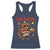 Funny Turkey Thanksgiving Racerback Tank Top Eat Tacos - Wonder Print Shop