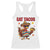 Funny Turkey Thanksgiving Racerback Tank Top Eat Tacos - Wonder Print Shop