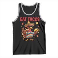 Funny Turkey Thanksgiving Tank Top Eat Tacos - Wonder Print Shop